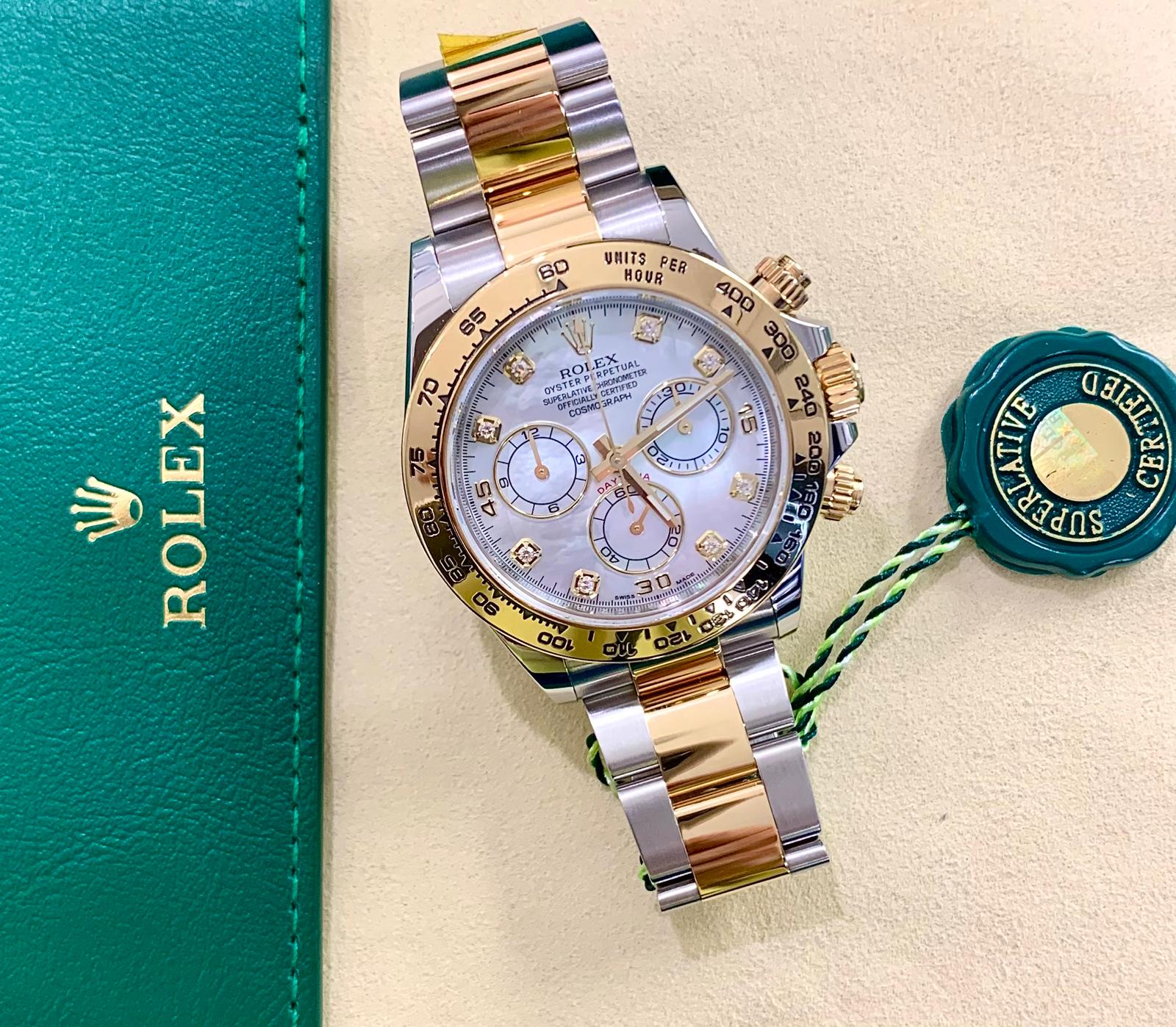 Rolex DAYTONA Madreperla Acciaio/oro Giallo 18KT